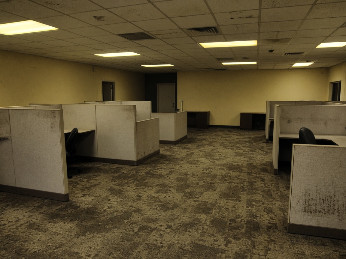 Office interior before Fieldspire remodel
