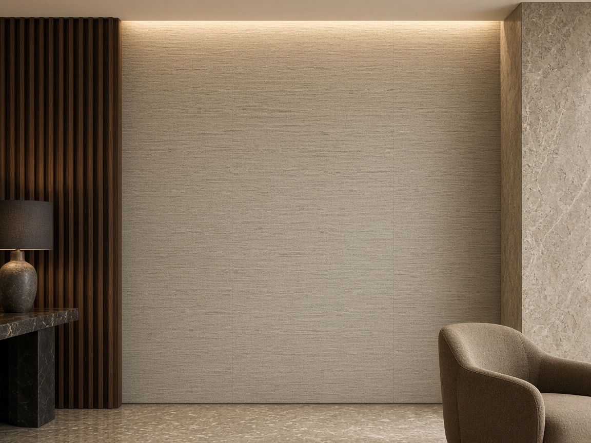 Commercial wallcovering installed in Atlanta office